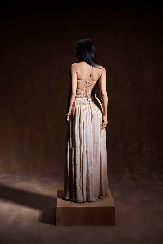 Champagne Sharara Set