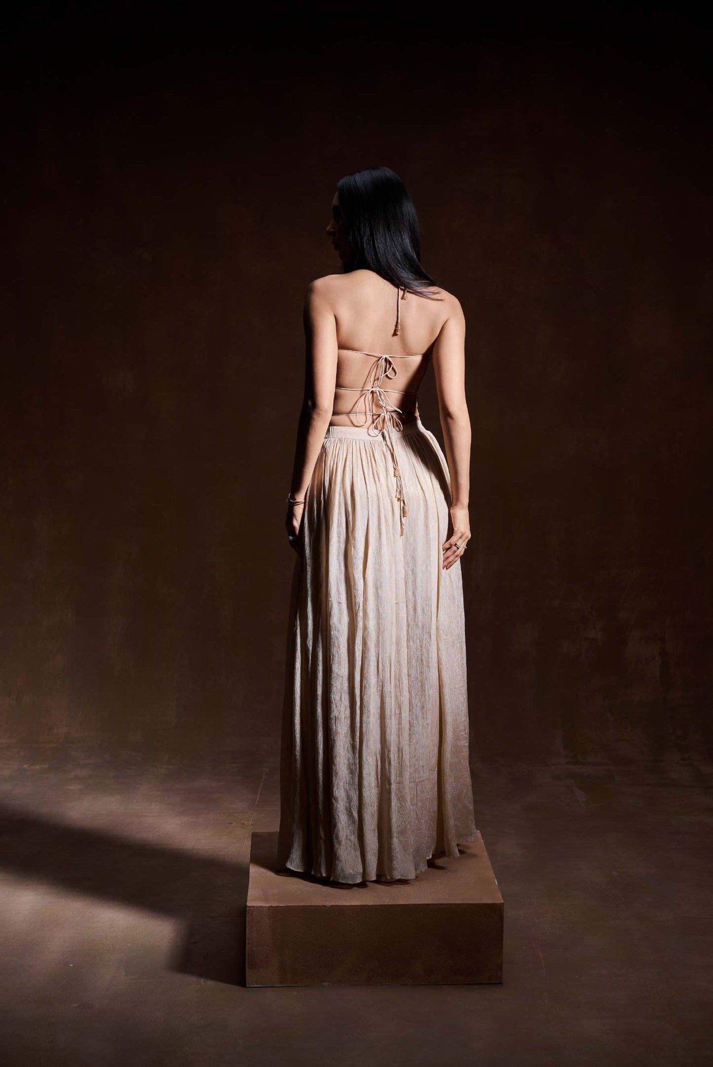 Champagne Sharara Set