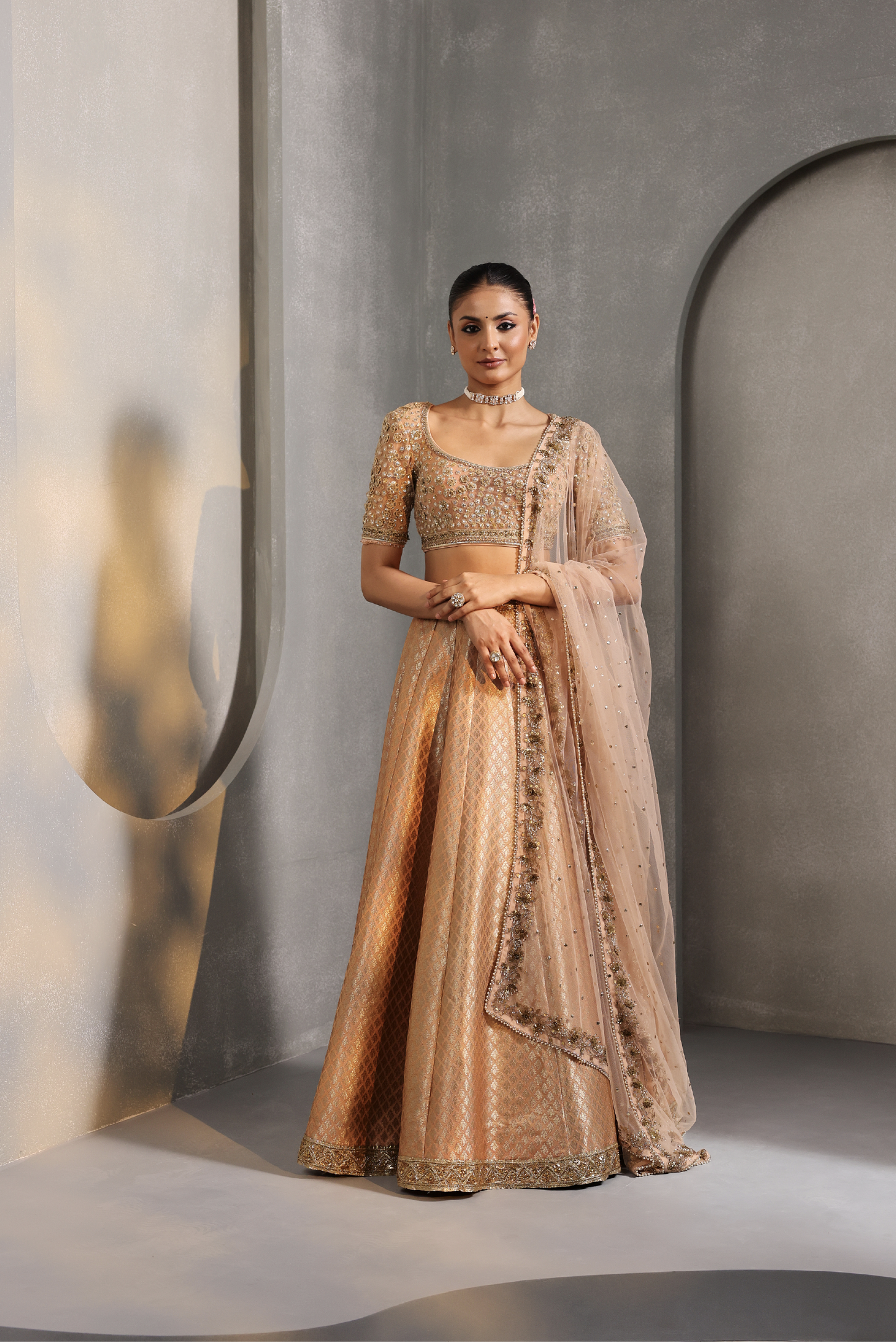 Brocade Lehanga Set