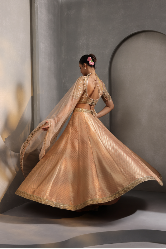 Brocade Lehanga Set